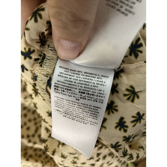 Bonpoint Girls Dress Size 14 Floral Star Print Smocked Spaghetti Strap Sundress - Picture 6 of 8